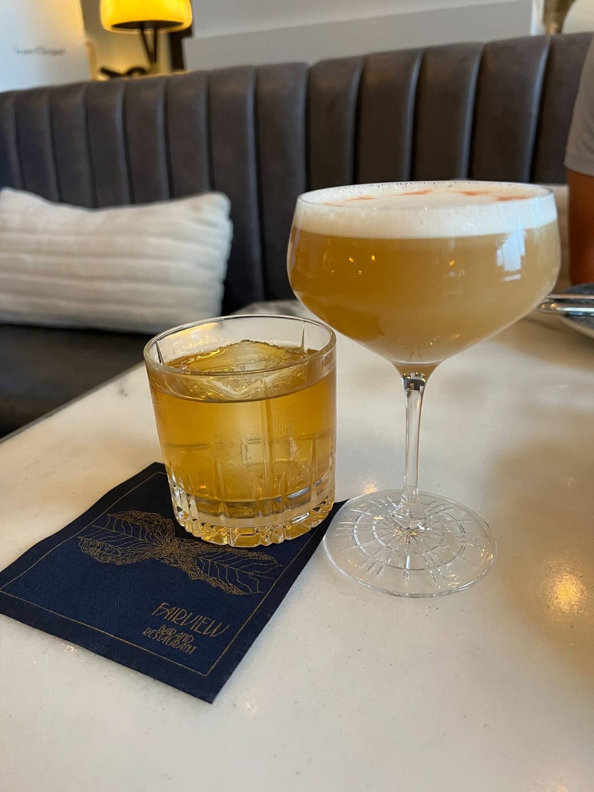 Cocktails at Fairmont Chateau Lake Louise