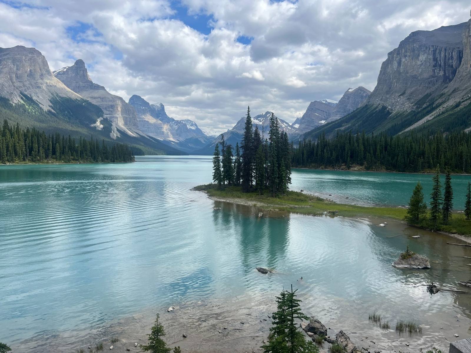 Spirit Island on Maligne Lake