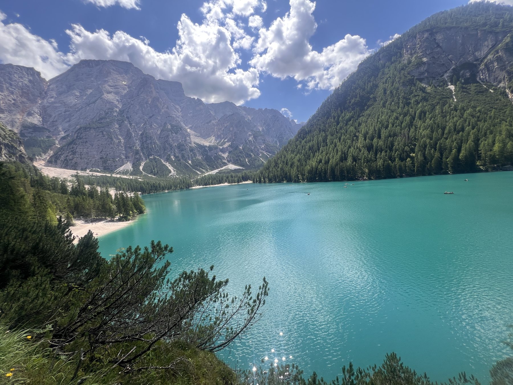 Lago di Braies in the Dolomites