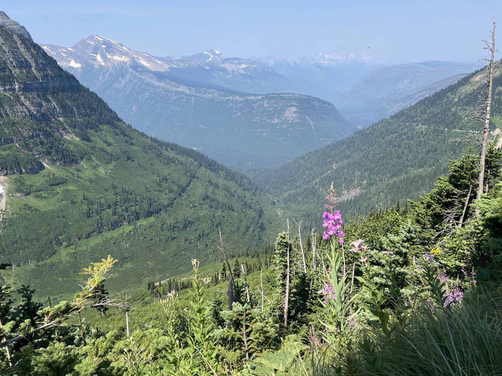 Highline Trail mountain scenery