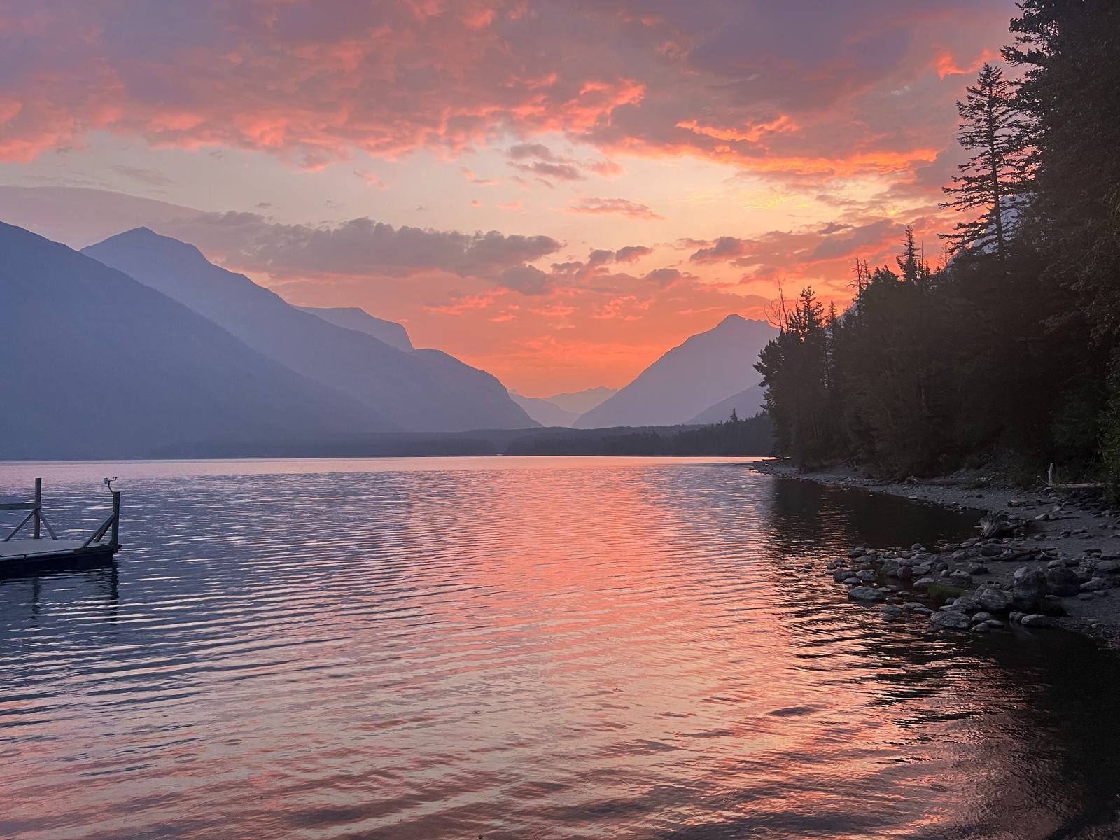 Lake Mcdonald Sunset