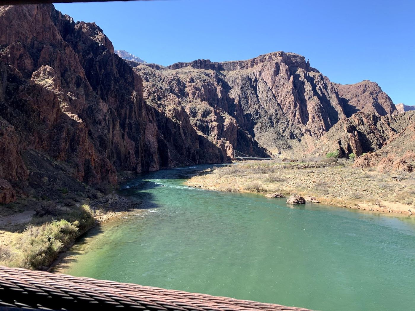 Colorado River deep inside the Grand Canyon