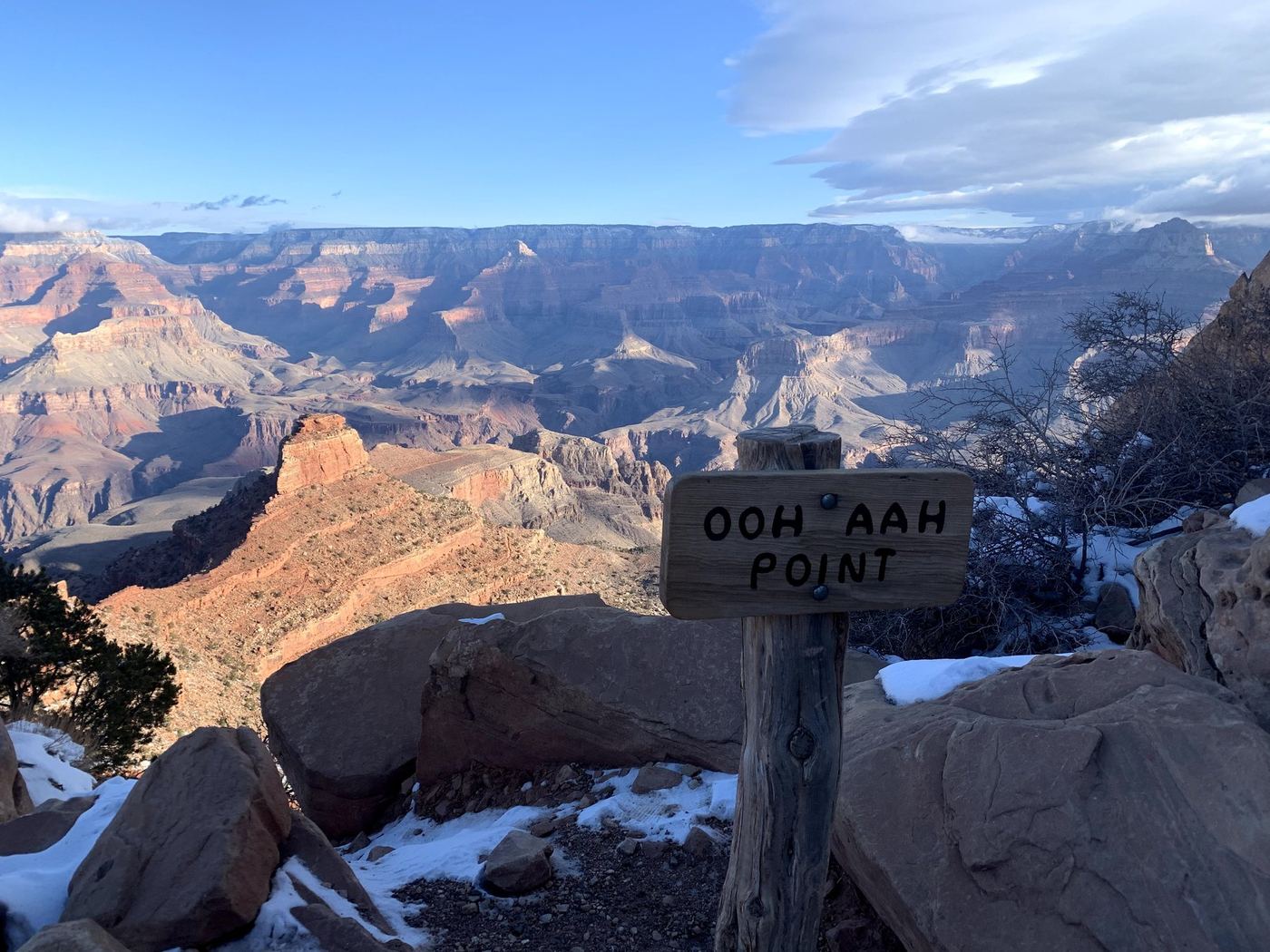Ooh Aah Point on the South Kaibab Trail