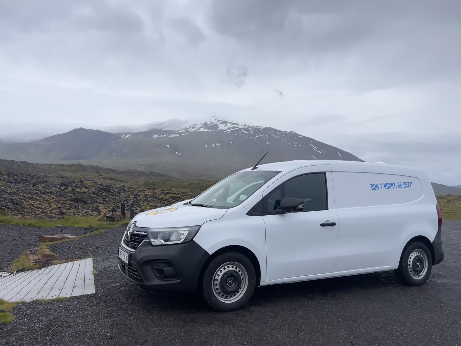 Small campervan used for our Iceland Ring Road trip