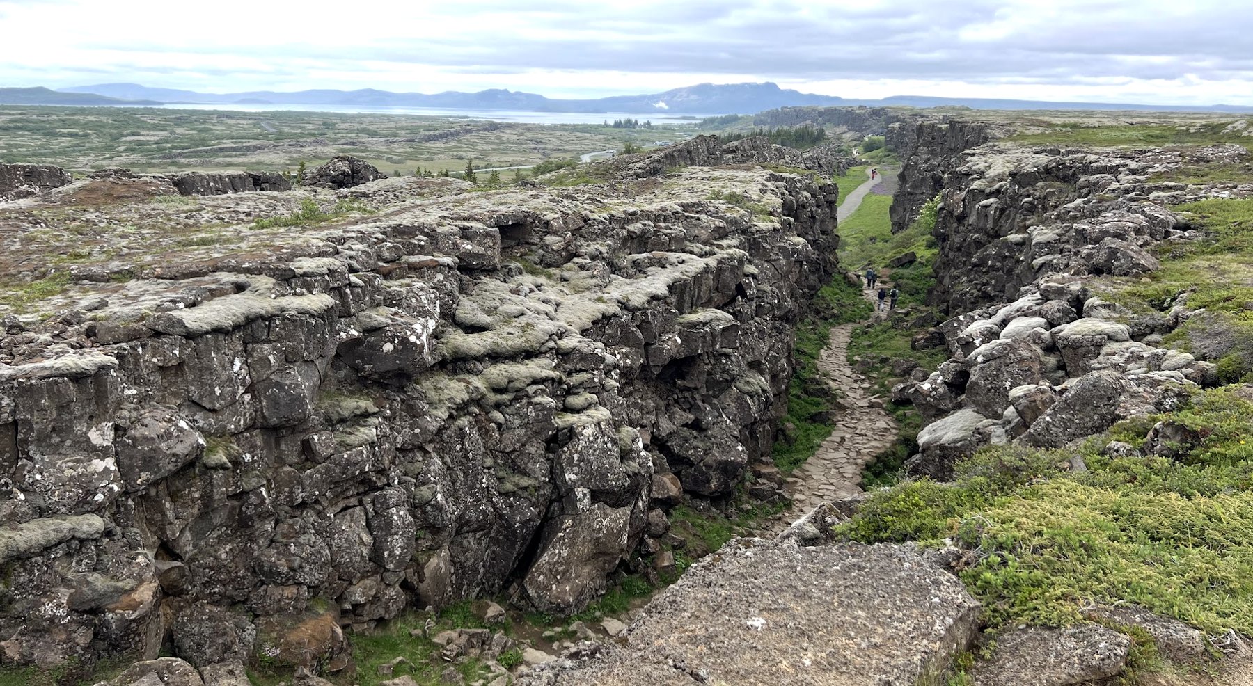Rift landscape at Þingvellir National Park
