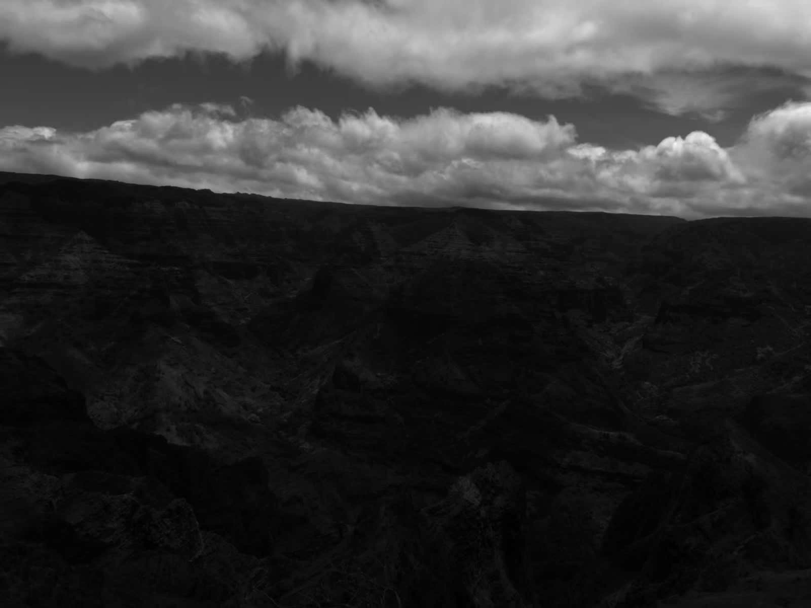Waimea Canyon red and green landscape