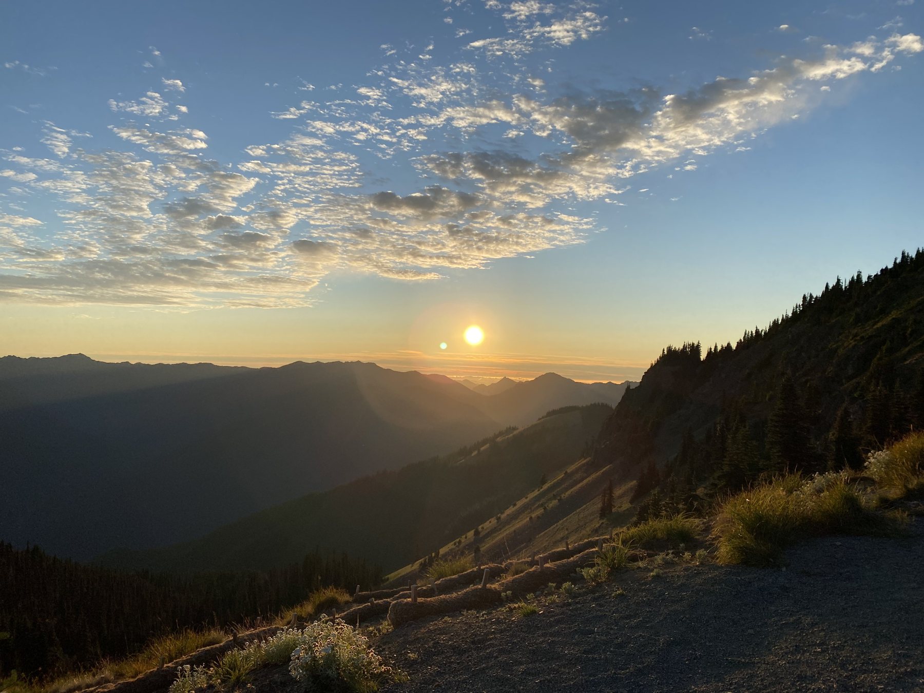 Hurricane Hill at Sunset: Gorgeous but Crowded