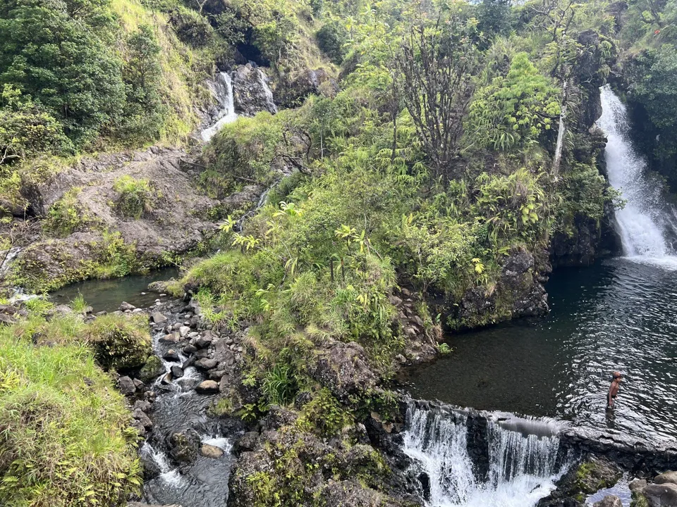 Waterfall on the Road to Hāna