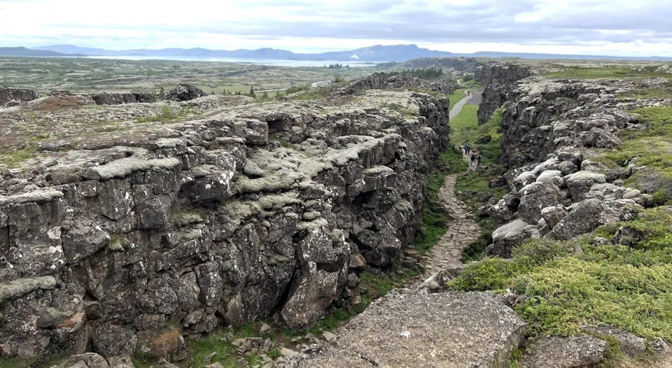 Rift landscape at Þingvellir National Park