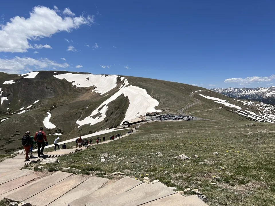Trail Ridge Road high alpine area