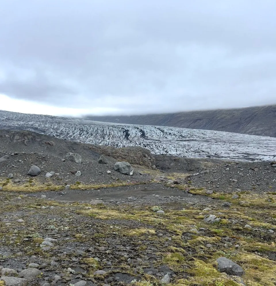 Glacier landscape near Skaftafell