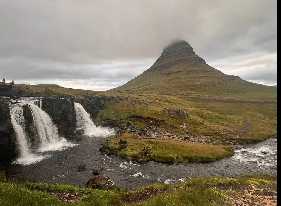 Kirkjufell and Kirkjufellsfoss on the Snæfellsnes Peninsula