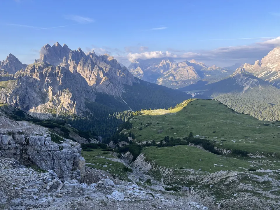 Tre Cime in the eastern Dolomites