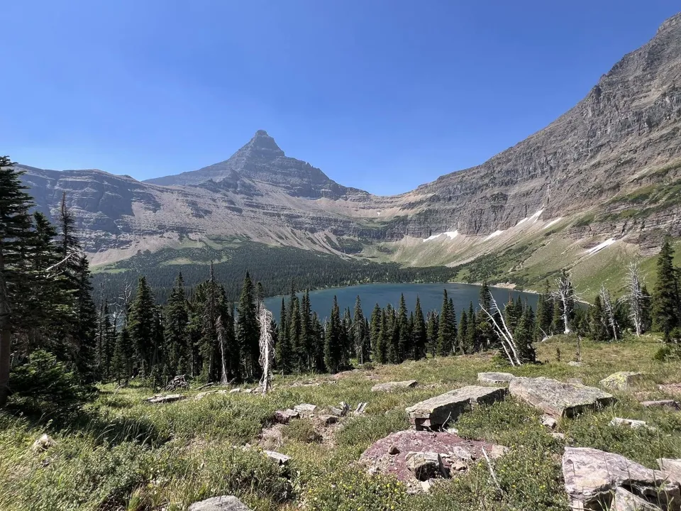 Oldman Lake on the Dawson-Pitamakan route