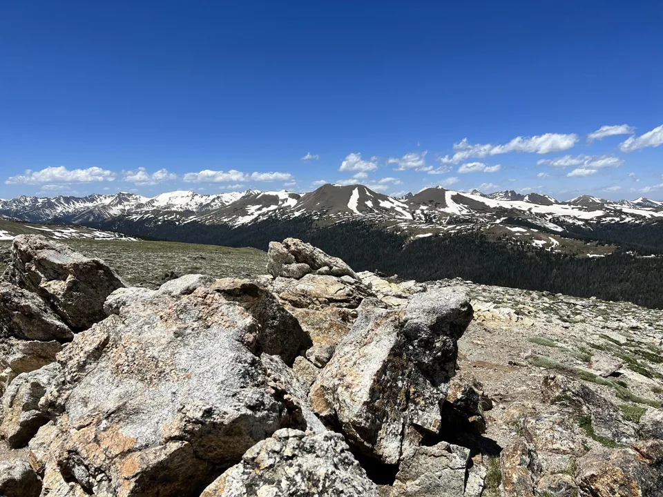 Wide Rocky Mountain view