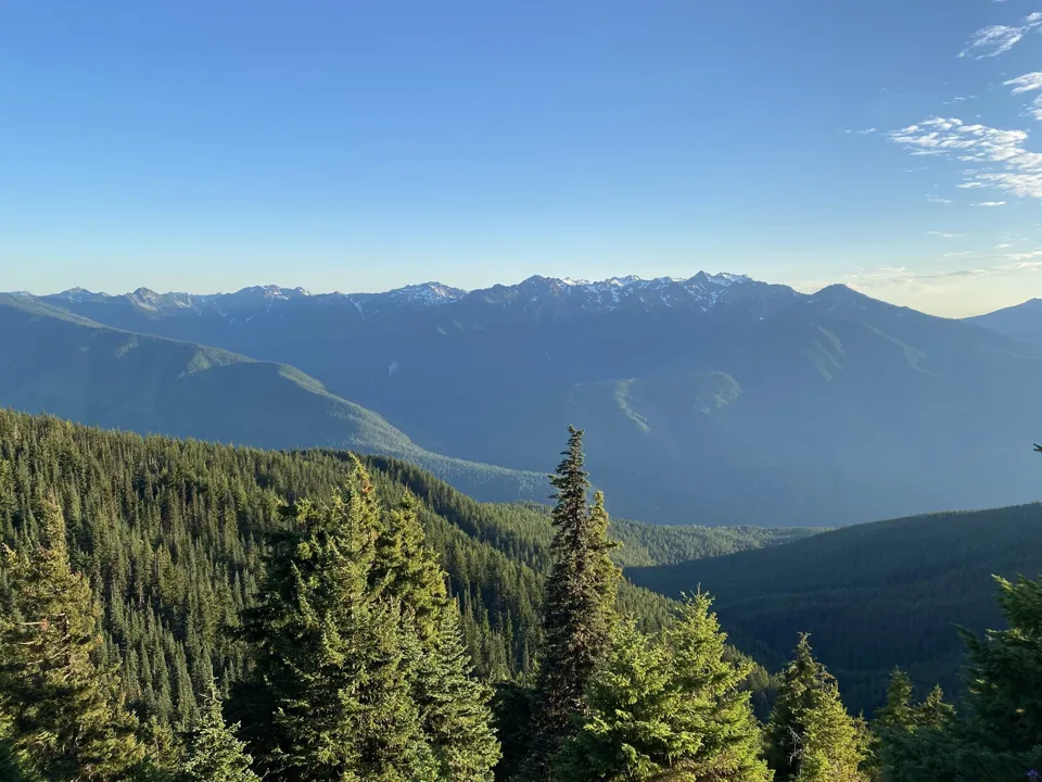 Mountain view from Hurricane Hill