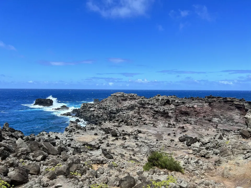 Rocky coastline near Nakalele