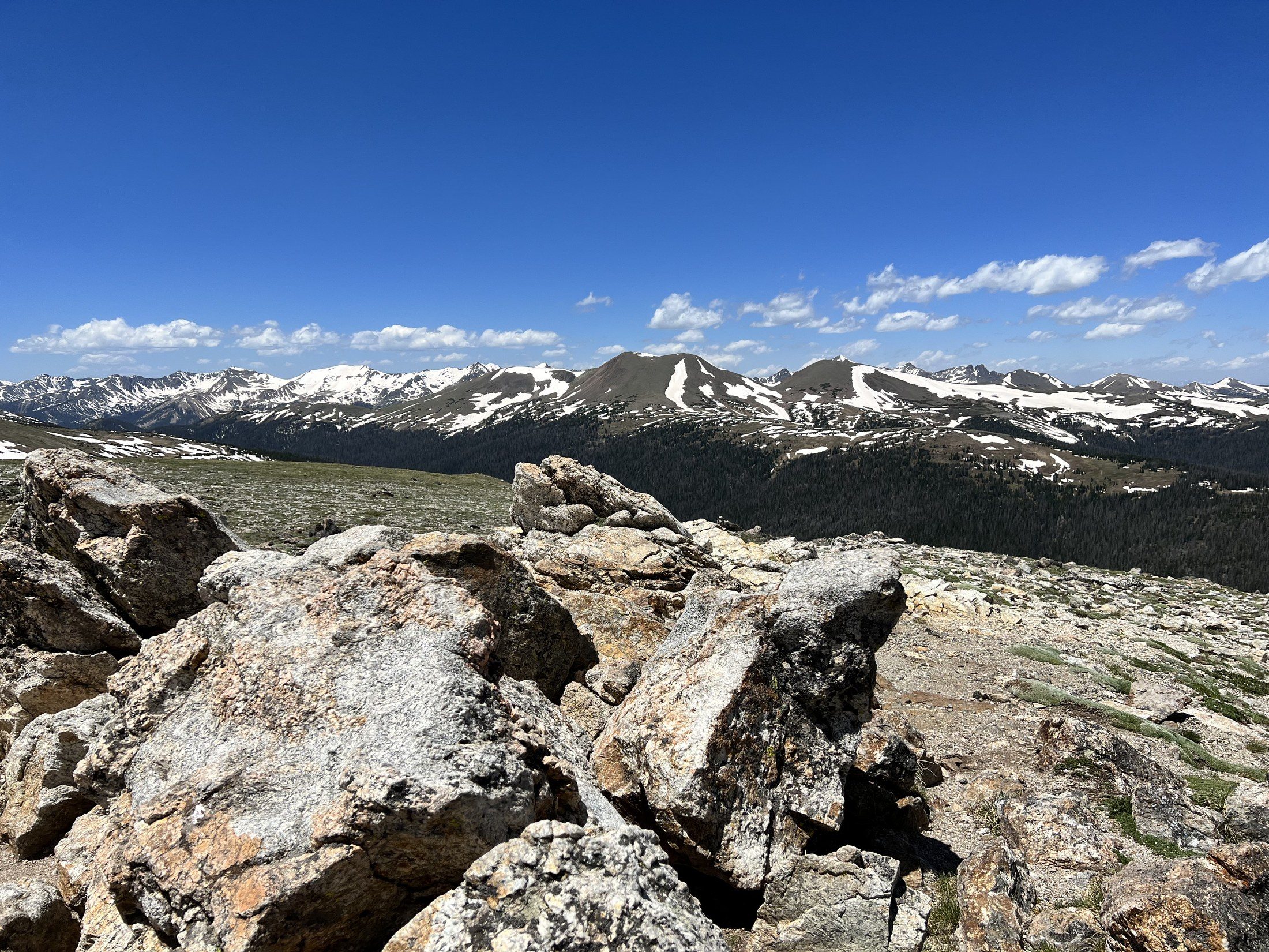 Wide Rocky Mountain view