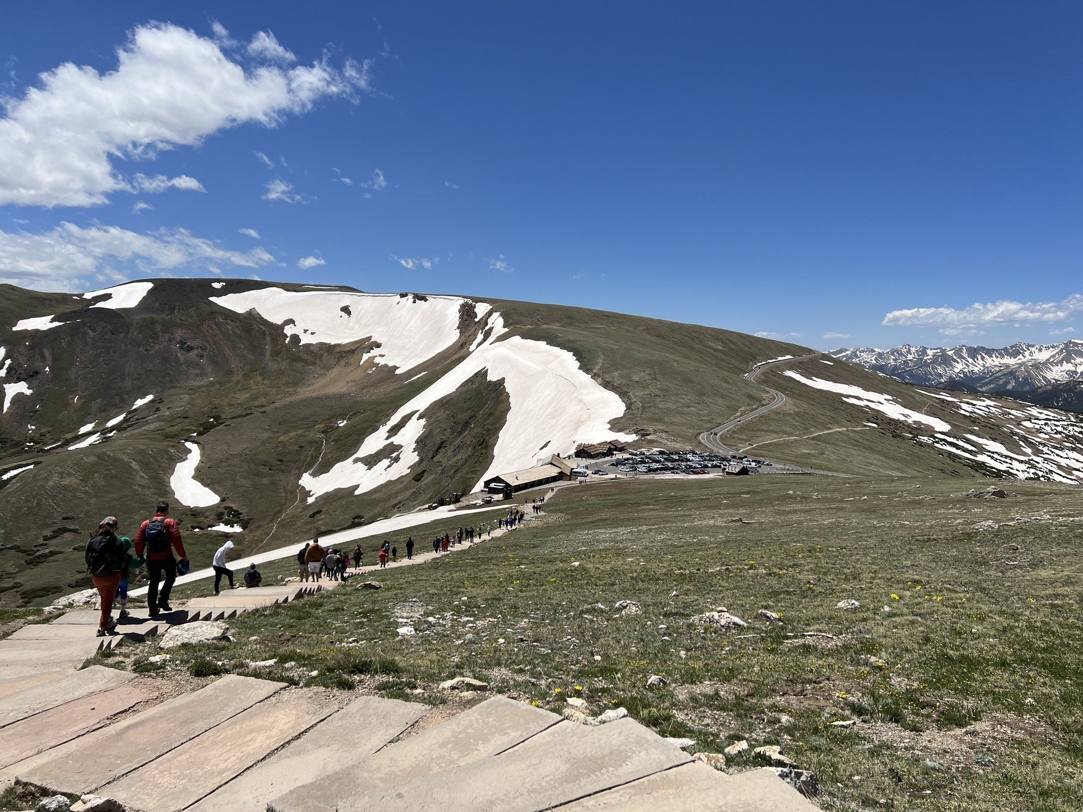 Trail Ridge Road high alpine area