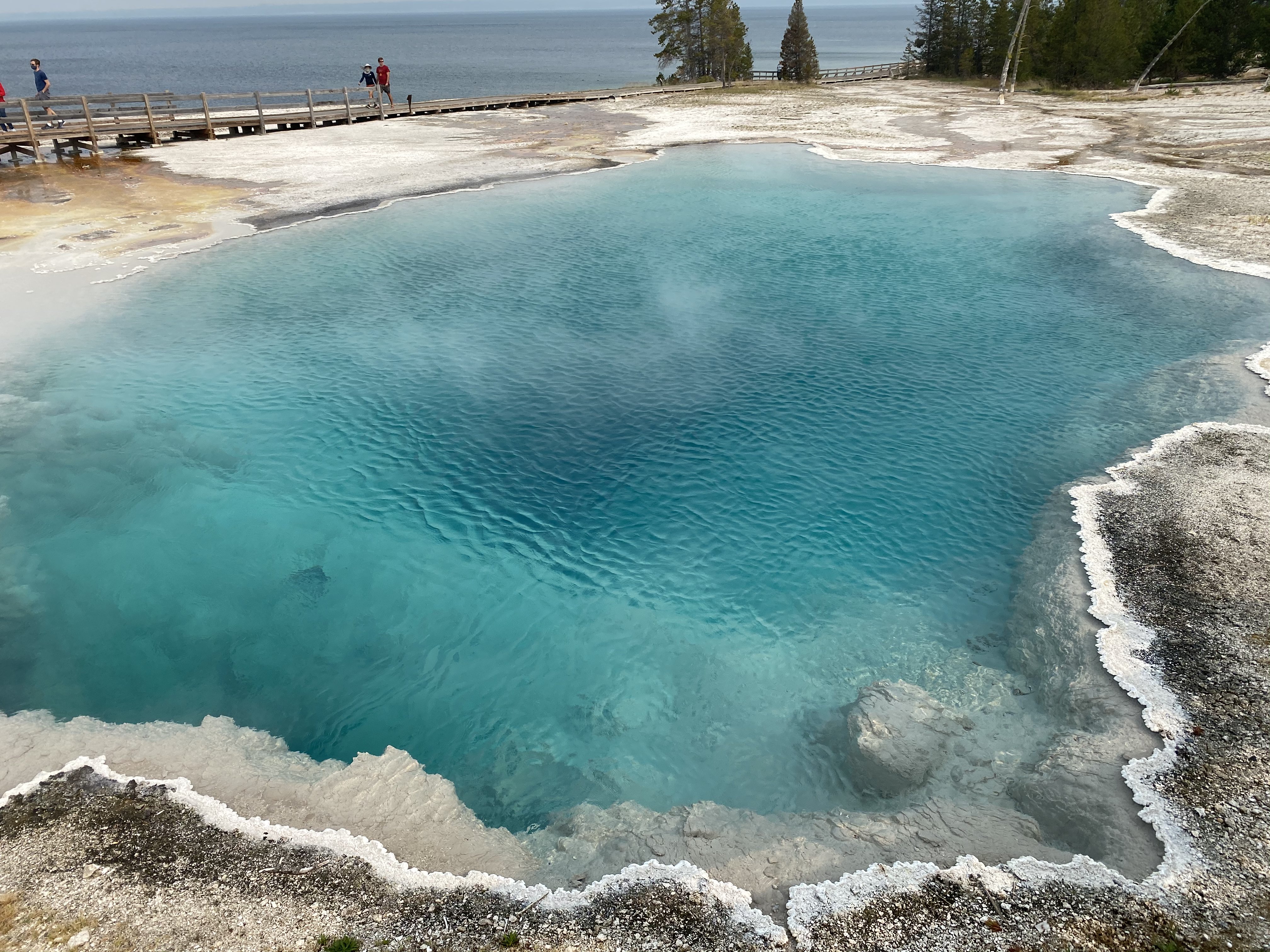 Colorful Yellowstone thermal feature